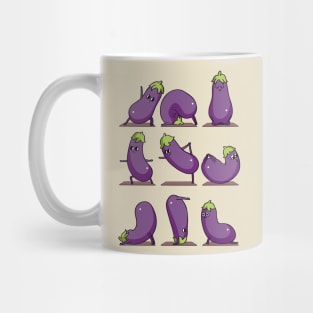 Eggplant Yoga Mug